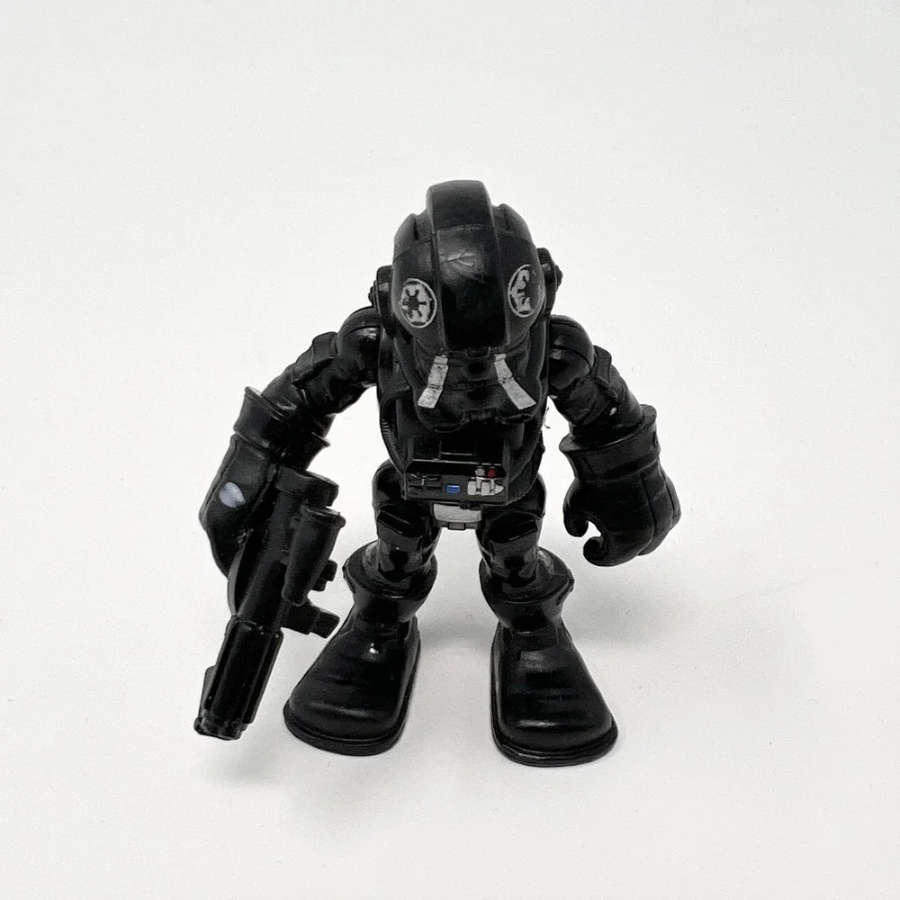 Star Wars Galactic Heroes TIE Fighter Pilot Black Action Figure Playskool Hasbro